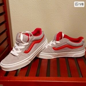 Little Boys Vans Caldrone Lowtop Sneakers LIKE NEW
